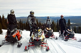 Guided Snowmobiling